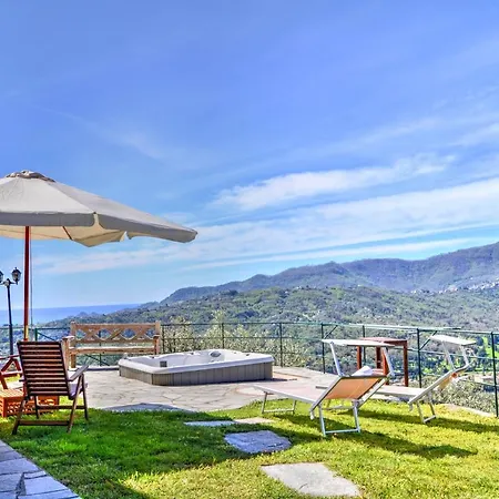 Villa Il Primo Poggio - Sea View, Mini Pool, 4 Bdr