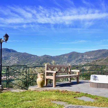 Il Primo Poggio - Sea View, Mini Pool, 4 Bdr Villa Rapallo
